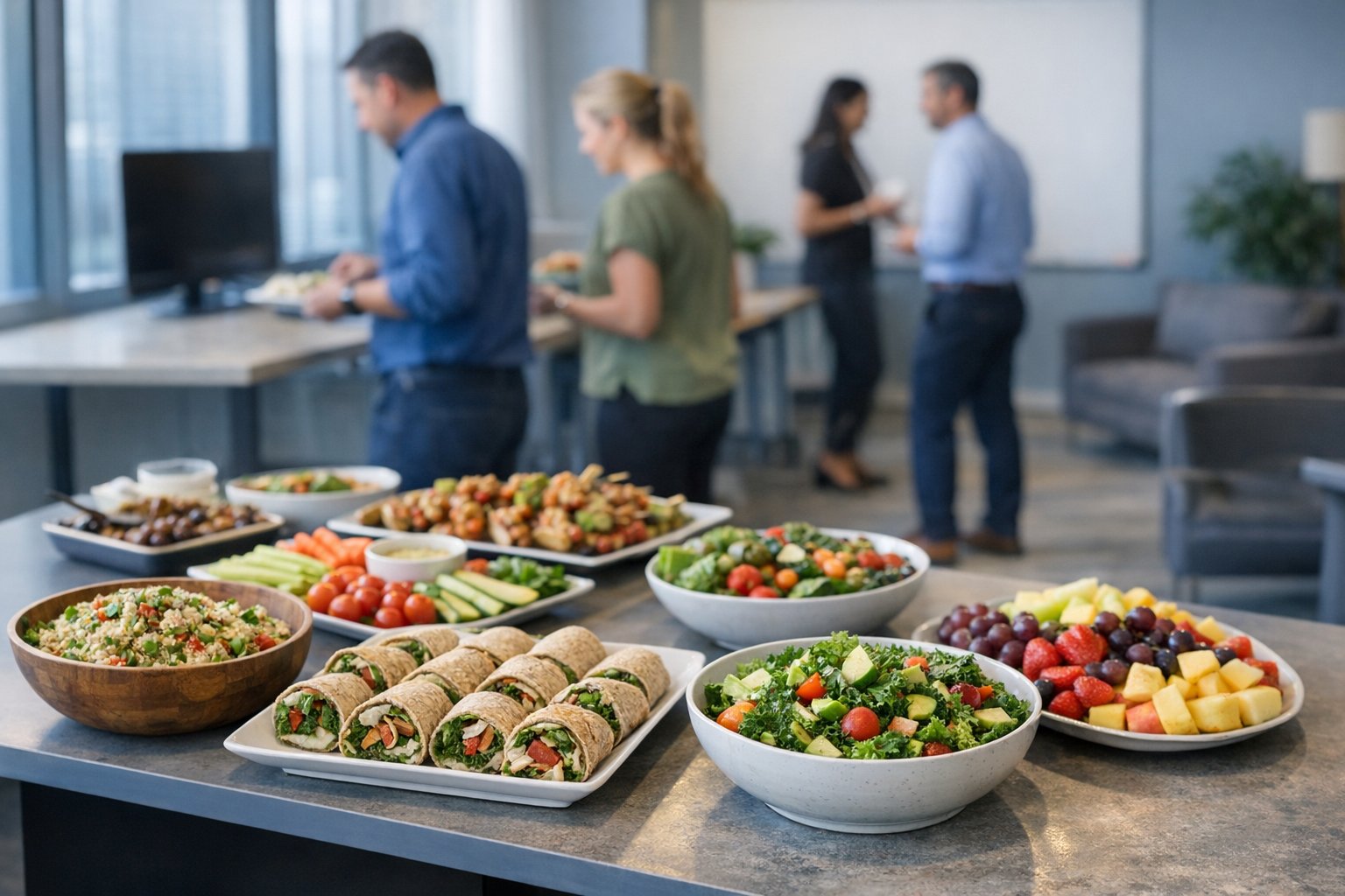 Boost Employee Wellbeing and Productivity with Healthy Catering Solutions