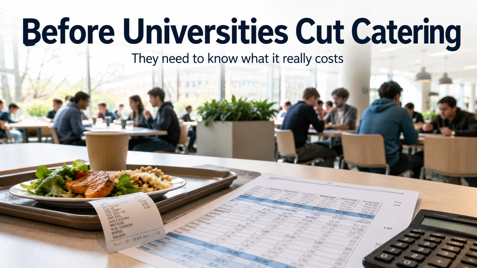 University Catering Needs Benchmarking, Not Blunt Cuts